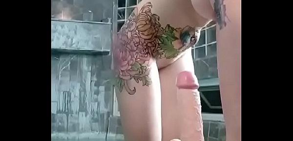  Thai with dildo in jacuzzi